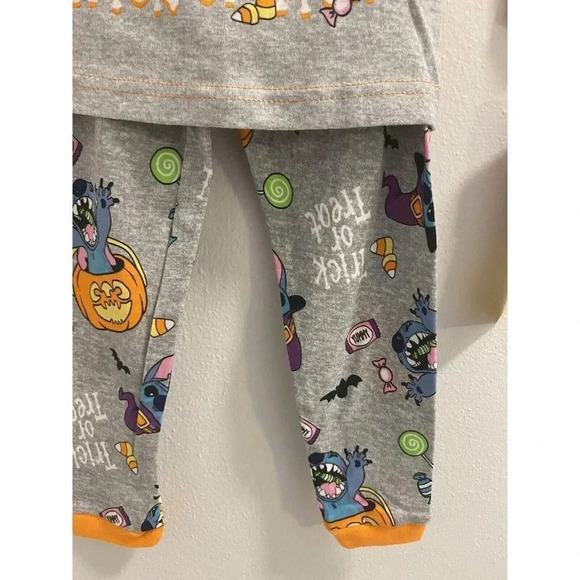 Disney Glow in the Dark Pajamas Unisex Size 4 Trick Or Treat - HALLOWEEN - New - Picture 5 of 7